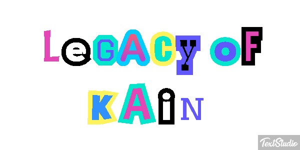 Legacy of Kain Efecto de texto