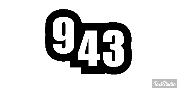 943 Text effect