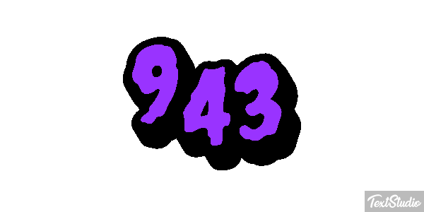 943 Text effect