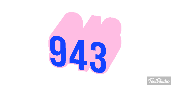 943 Text effect