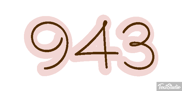 943 Text effect