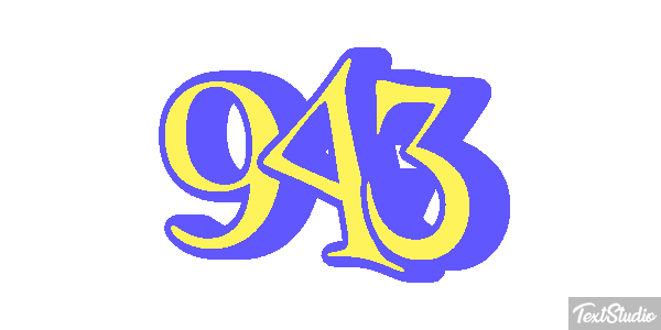 943 Text effect