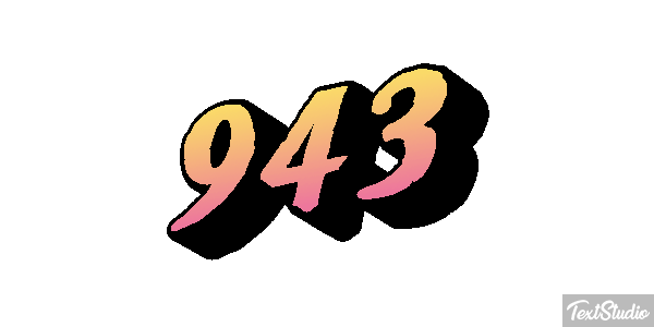 943 Text effect
