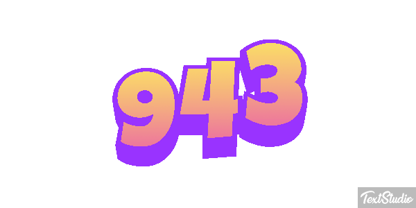 943 Text effect