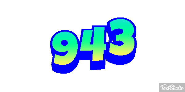 943 Text effect