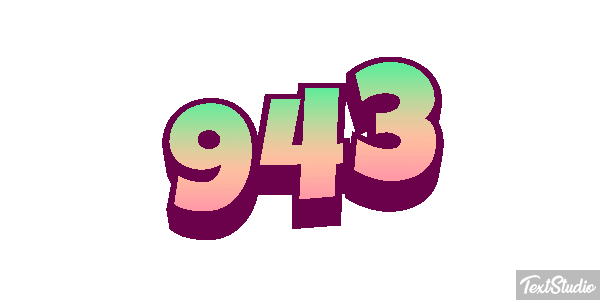 943 Text effect