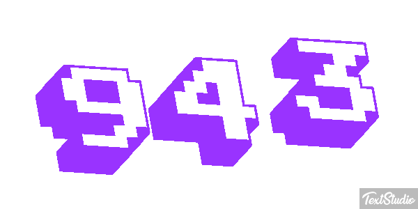 943 Text effect