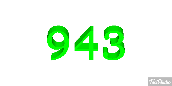 943 Text effect