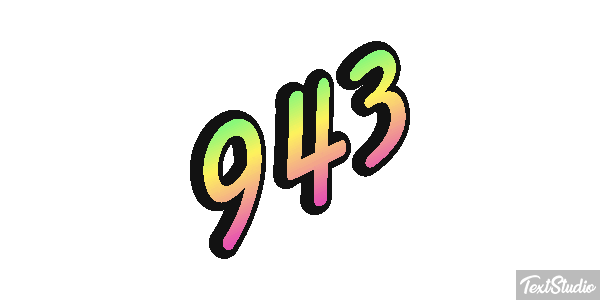 943 Text effect