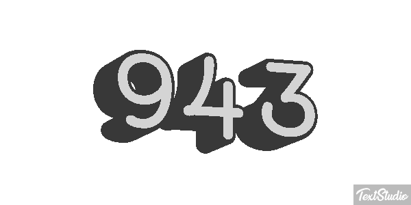 943 Text effect