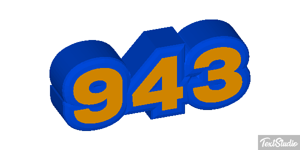 943 Text effect