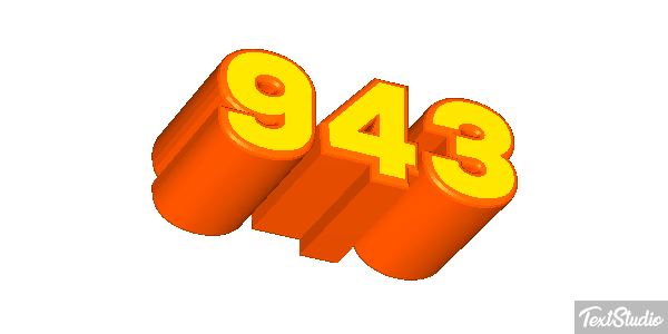 943 Text effect