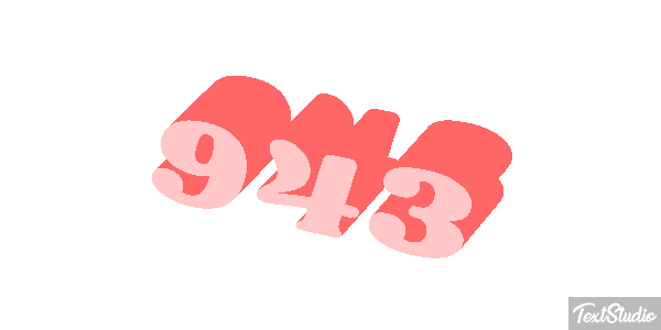 943 Text effect