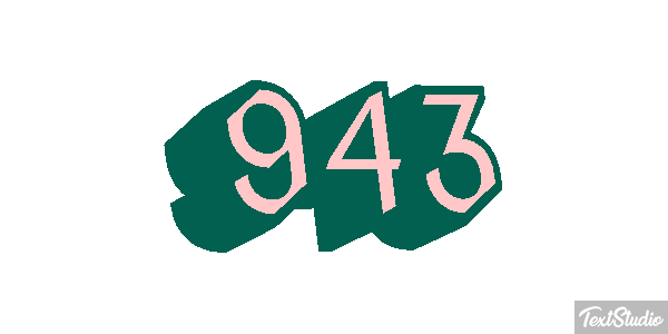 943 Text effect
