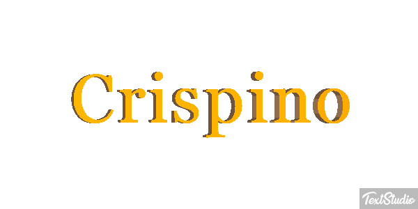 Crispino Effetto testo
