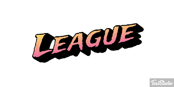 League Text effect