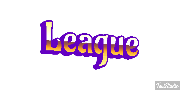 League Text effect