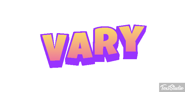 Vary Effetto testo