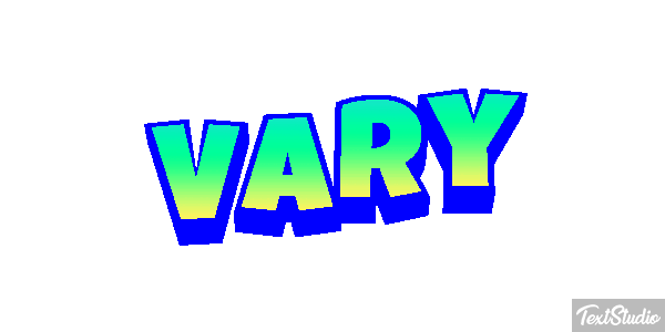 Vary Effetto testo
