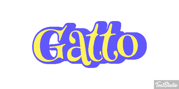 Gatto Efecto de texto