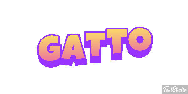 Gatto Efecto de texto