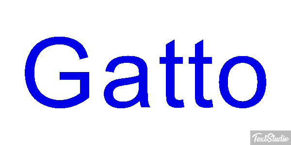 Gatto Efecto de texto