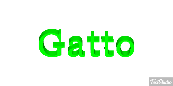 Gatto Efecto de texto