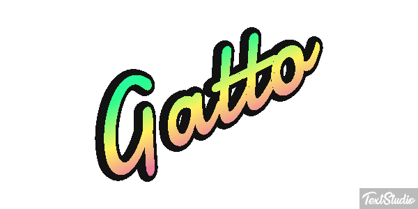 Gatto Efecto de texto