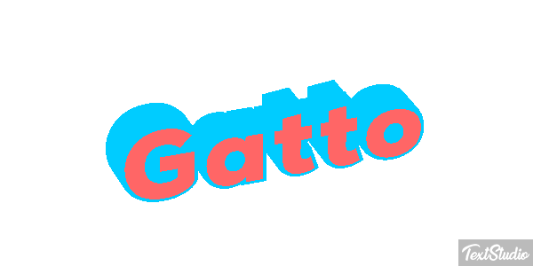 Gatto Efecto de texto