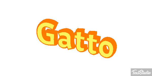 Gatto Efecto de texto