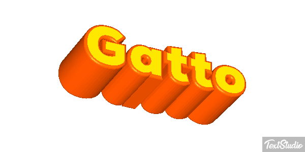 Gatto Efecto de texto