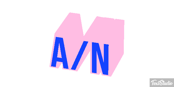 A/n Tekst effect