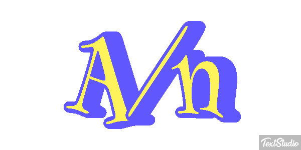 A/n Tekst effect
