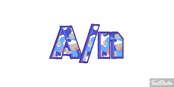 A/n Tekst effect
