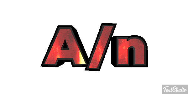 A/n Tekst effect