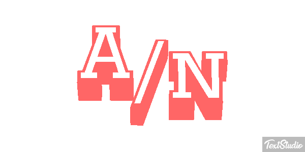 A/n Tekst effect
