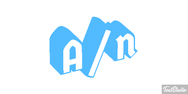 A/n Tekst effect