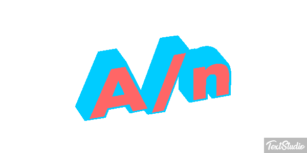 A/n Tekst effect