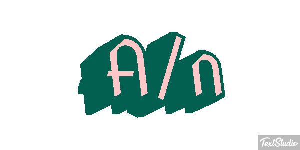 A/n Tekst effect