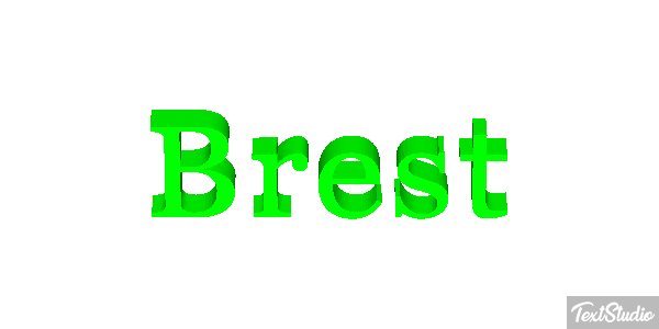 Brest Texteffekt