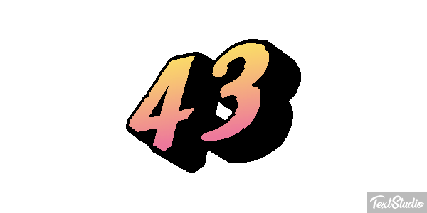 43 Текстовый эффект