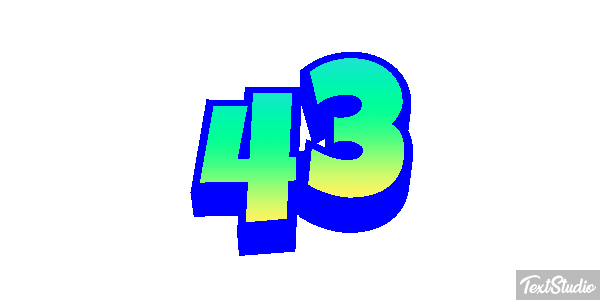 43 Текстовый эффект