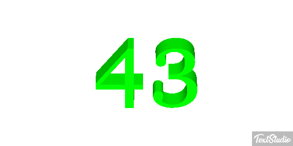 43 Текстовый эффект