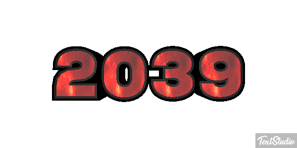 2039 Efecto de texto