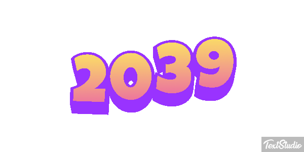 2039 Efecto de texto