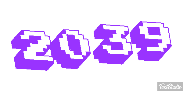 2039 Efecto de texto