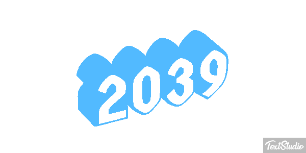2039 Efecto de texto