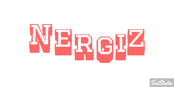 Nergiz Efecto de texto