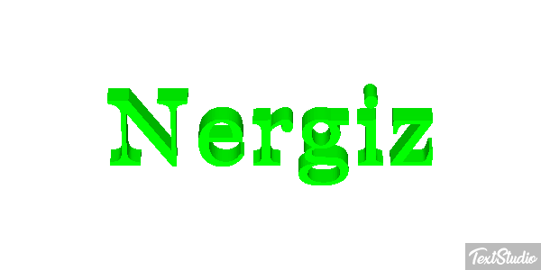 Nergiz Efecto de texto
