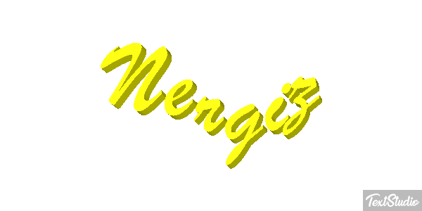 Nergiz Efecto de texto